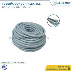 TUBERÍA FLEXIBLE FORRO PVC 2"