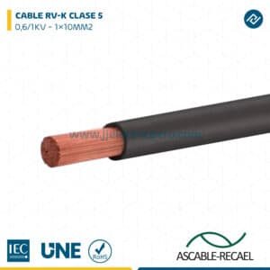 CABLE RV-K 0,6/1KV CPR 1×10MM2 – ASCABLE-RECAEL