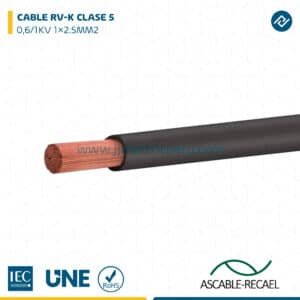 CABLE RV-K 0,6/1KV CPR 1×2.5MM2 – ASCABLE-RECAEL