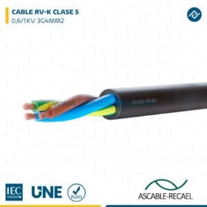 CABLE RV-K 0,6/1KV CPR 3G4MM2 – ASCABLE-RECAEL