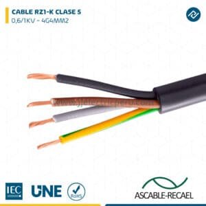 CABLE RZ1-K 0,6/1KV CPR 4G4MM2 - ASCABLE-RECAEL