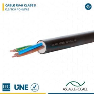 CABLE RV-K 0,6/1KV CPR 4G4MM2 – ASCABLE-RECAEL