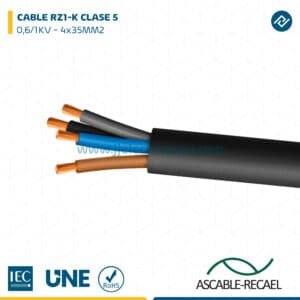 CABLE RZ1-K 0,6/1KV CPR 4x35MM2 - ASCABLE-RECAEL