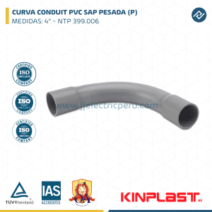 CURVA PVC SAP 4"
