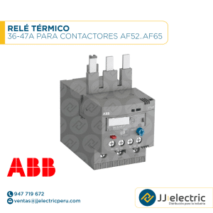 Rele térmico 36-47A para contactores AF52..AF65 - ABB