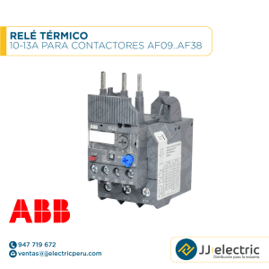 Relé térmico 10-13A para contactores AF09..AF38 - ABB