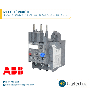Relé térmico 16-20A para contactores AF09..AF38 - ABB