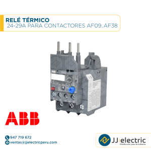Relé térmico 24-29A para contactores AF09..AF38 - ABB