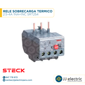 Rele Sobrecarga Térmico 2.5-4A 1Na+1Nc Srt254 - STECK