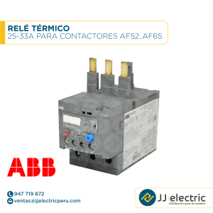 Relé térmico 25-33A para contactores AF52..AF65 - ABB
