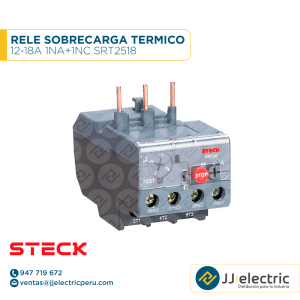 Rele Sobrecarga Térmico 12-18A 1Na+1Nc Srt2518 - STECK