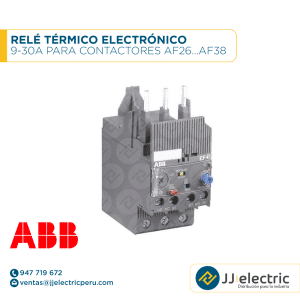 Rele térmico electrónico 9-30A para contactores AF26...AF38 - ABB