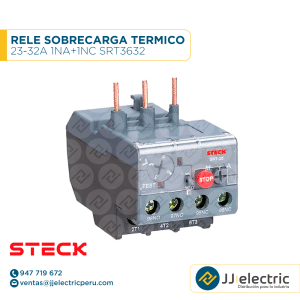 Rele Sobrecarga Termico 23-32A 1Na+1Nc Srt3632 - STECK