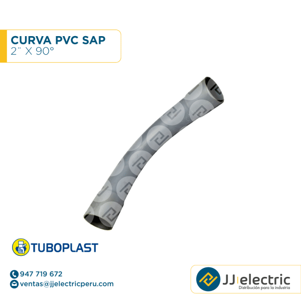 Curva PVC SAP 2¨ x 90° - TUBOPLAS