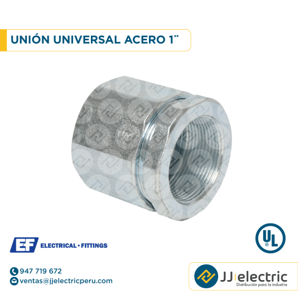 Unión universal acero 1¨ - E.F.