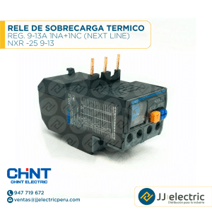 Rele De Sobrecarga Termico Reg. 9-13A 1Na+1Nc (Next Line) / NXR -25 9-13 - CHINT