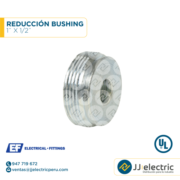 Reducción bushing 1¨ x 1/2¨ - E.F.