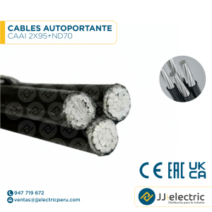 CABLES AUTOPORTANTE CAAI 2X95+ND70