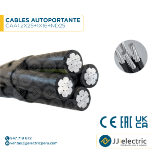 CABLES AUTOPORTANTE CAAI 2X25+1x16+ND25