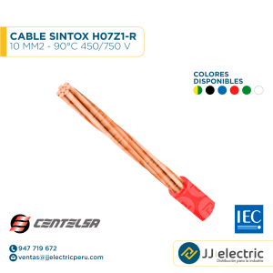 CABLE SINTOX H07Z1-R 10 MM2 - 90°C 450/750 V - CENTELSA
