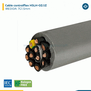 CABLE CONTROLFLEX HSLH-OZ/JZ - 7G1.5MM