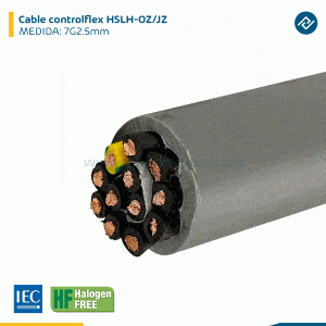 CABLE CONTROLFLEX HSLH-OZ/JZ - 7G2.5MM