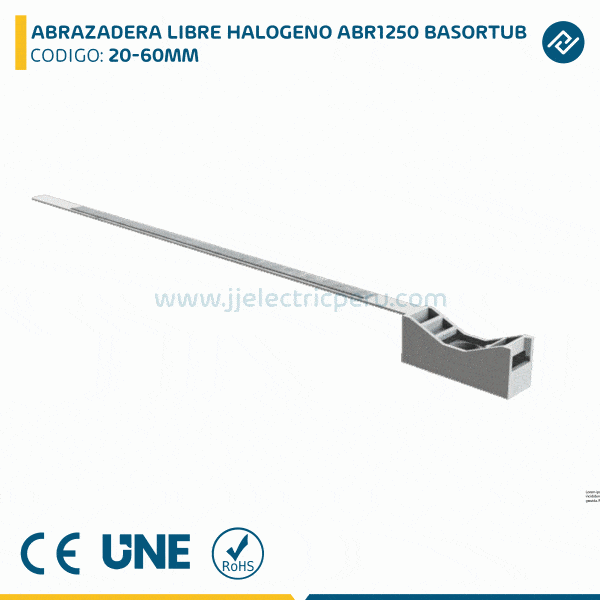 ABRAZADERA LIBRE HALOGENO ABR1250 BASORTUB 20-60MM