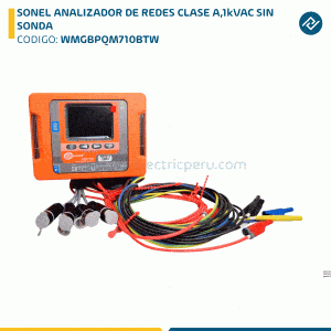 SONEL ANALIZADOR DE REDES CLASE A,1kVAC SIN SONDA WMGBPQM710BTW