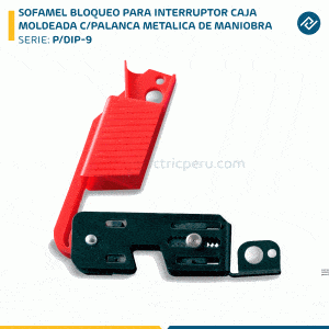 SOFAMEL BLOQUEO PARA INTERRUPTOR CAJA MOLDEADA C/PALANCA METALICA DE MANIOBRA P/DIP-9