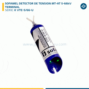 SOFAMEL DETECTOR DE TENSION MT-AT 5-66kV TERMINAL K VTE-5/66-U