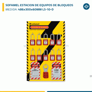 SOFAMEL ESTACION DE EQUIPOS DE BLOQUEOS 486x300x60MM LS-10-D