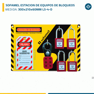 SOFAMEL ESTACION DE EQUIPOS DE BLOQUEOS 300x210x60MM LS-4-D