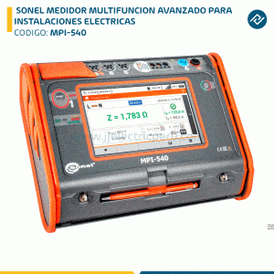 SONEL MEDIDOR MULTIFUNCION AVANZADO PARA INSTALACIONES ELECTRICAS MPI-540