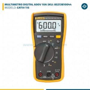MULTIMETRO DIGITAL 600V 10A CATIII 115 SKU: 85213810044