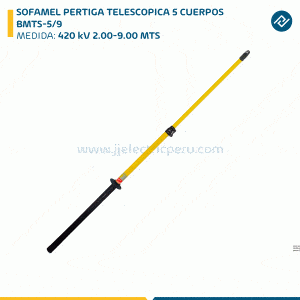 SOFAMEL PERTIGA TELESCOPICA 420 kV 2.00-9.00 MTS 5 CUERPOS BMTS-5/9
