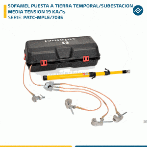SOFAMEL PUESTA A TIERRA TEMPORAL/SUBESTACION MEDIA TENSION 19 KA/1s PATC-MPLE/7035