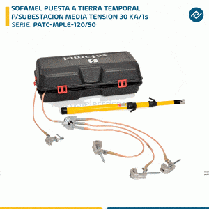 SOFAMEL PUESTA A TIERRA TEMPORAL P/SUBESTACION MEDIA TENSION 30 KA/1s PATC-MPLE-120/50