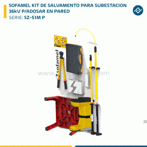 SOFAMEL KIT DE SALVAMENTO PARA SUBESTACION 36kV P/ADOSAR EN PARED SZ-51M P