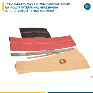TYCO ELECTRONICS TERMINACION EXTERIOR UNIPOLAR 25KV 3-1X(150-500)MM2 S/TERMINAL 964229-000