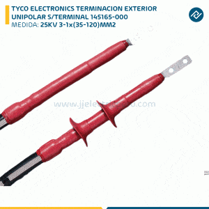 TYCO ELECTRONICS TERMINACION EXTERIOR UNIPOLAR 25KV 3-1x(35-120)MM2 S/TERMINAL 145165-000