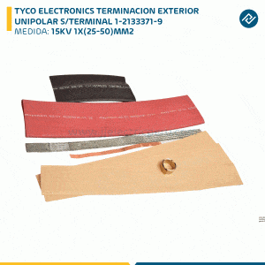 TYCO ELECTRONICS TERMINACION EXTERIOR UNIPOLAR 15KV 1X(25-50)MM2 S/TERMINAL 1-2133371-9