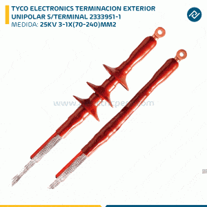 TYCO ELECTRONICS TERMINACION EXTERIOR UNIPOLAR 25KV 3-1X(70-240)MM2 S/TERMINAL 2333951-1