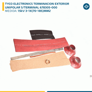 TYCO ELECTRONICS TERMINACION EXTERIOR UNIPOLAR 15kV 3-1X(70-185)MM2 S/TERMINAL 678305-000