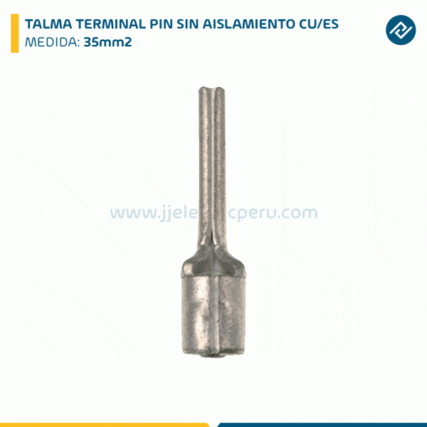 TALMA TERMINAL PIN SIN AISLAMIENTO CU/ES.35MM2