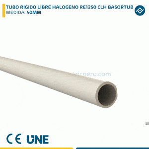 TUBO RIGIDO LIBRE HALOGENO RE1250 CLH BASORTUB 40MM