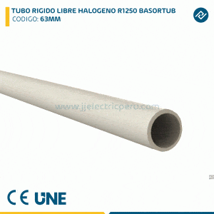 TUBO RIGIDO LIBRE HALOGENO R1250 BASORTUB 63MM