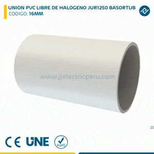 UNION PVC LIBRE DE HALOGENO JUR1250 BASORTUB 16MM