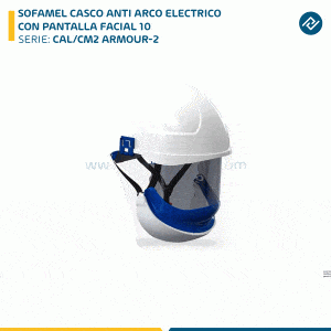 SOFAMEL CASCO ANTI ARCO ELECTRICO CON PANTALLA FACIAL 10 CAL/CM2 ARMOUR-2