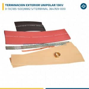 TYCO ELECTRONICS TERMINACION EXTERIOR UNIPOLAR 15KV 3-1X(185-500)MM2 S/TERMINAL 364769-000