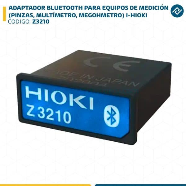 ADAPTADOR BLUETOOTH PARA EQUIPOS DE MEDICIÓN(PINZAS, MULTÍMETRO, MEGOHMETRO) I-HIOKI Z3210